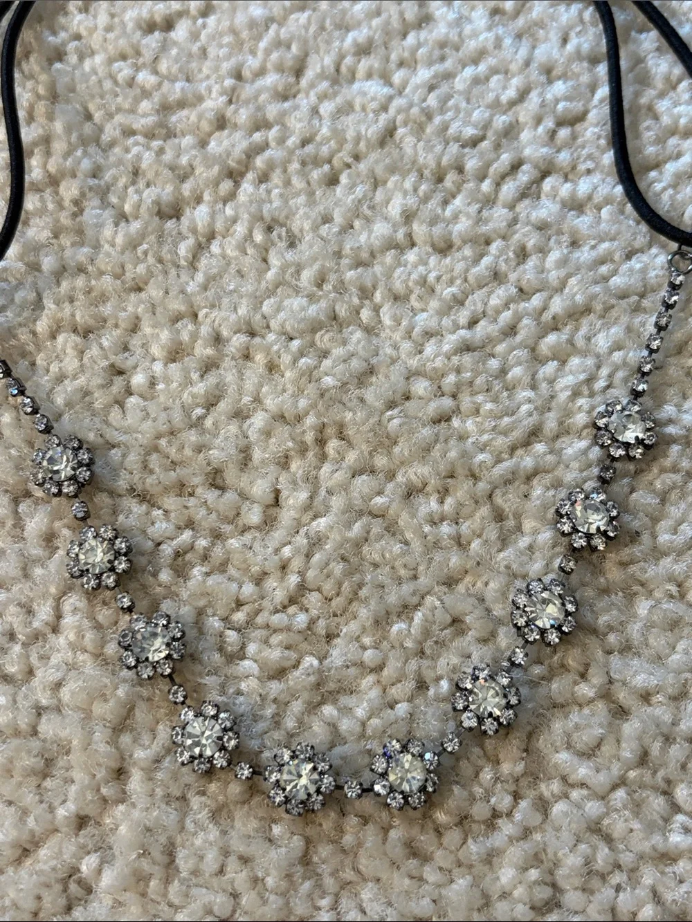 Rhinestone Crystal Flower Floral Headband - NWOT